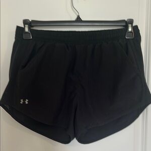 Under Armour Black Athletic Shorts Lightweight Performance